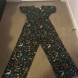 Samantha Pleet Enchanted Unicorn and Floral Print Dress